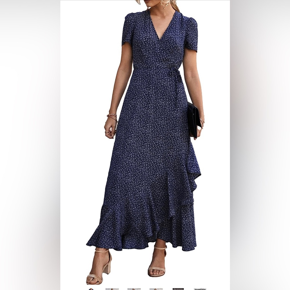 PRETTYGARDEN WRAP DRESS